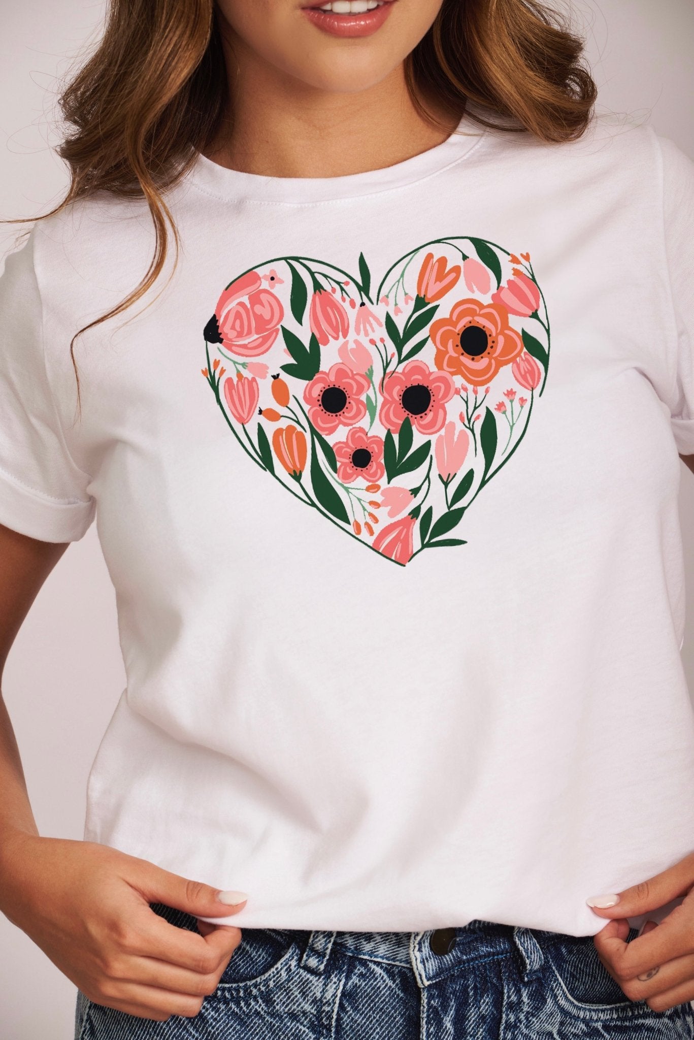 CAMISETA BLOOM HEART