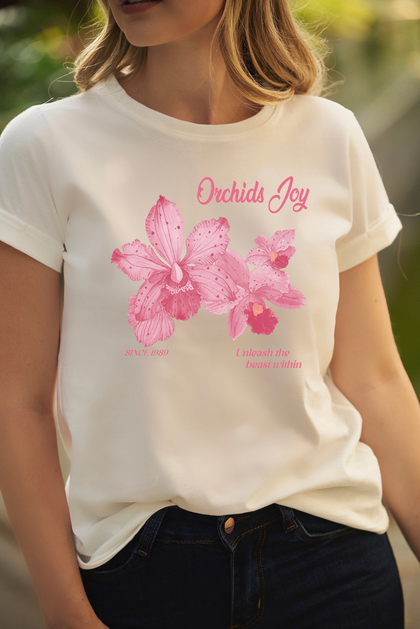 CAMISETA ORQUIDEAS