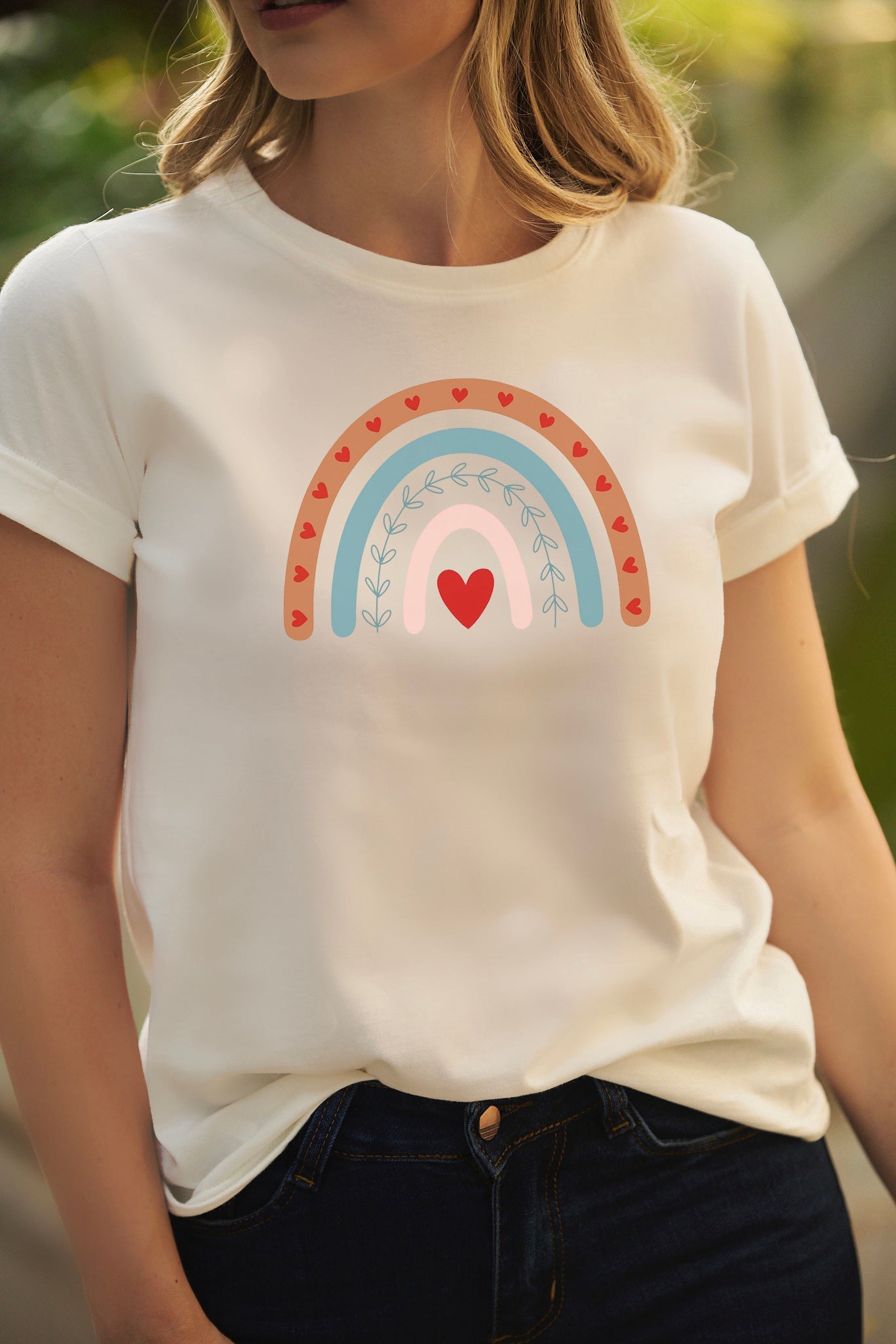 CAMISETA RAINBOW LOVE