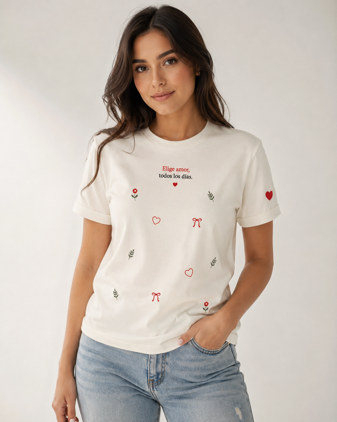 CAMISETA ELIGE AMOR