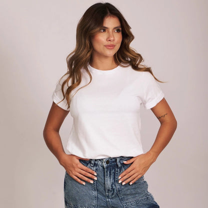 CAMISETA BÁSICA BLANCO