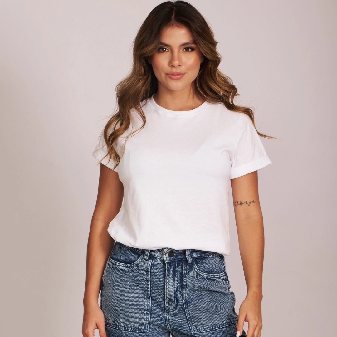 CAMISETA BÁSICA BLANCO