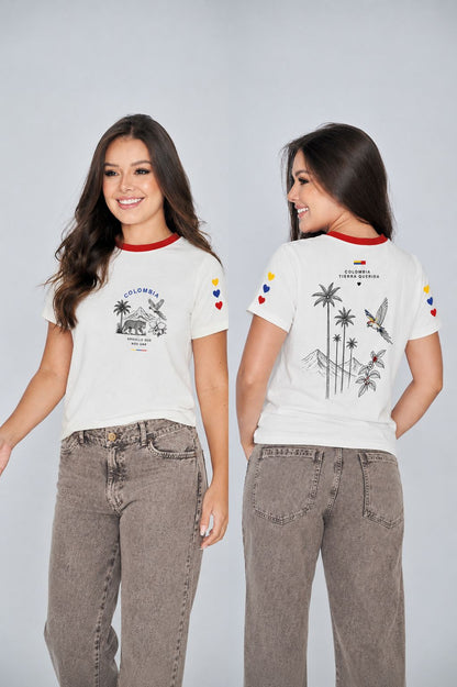 CAMISETA COLOMBIA TIERRA QUERIDA