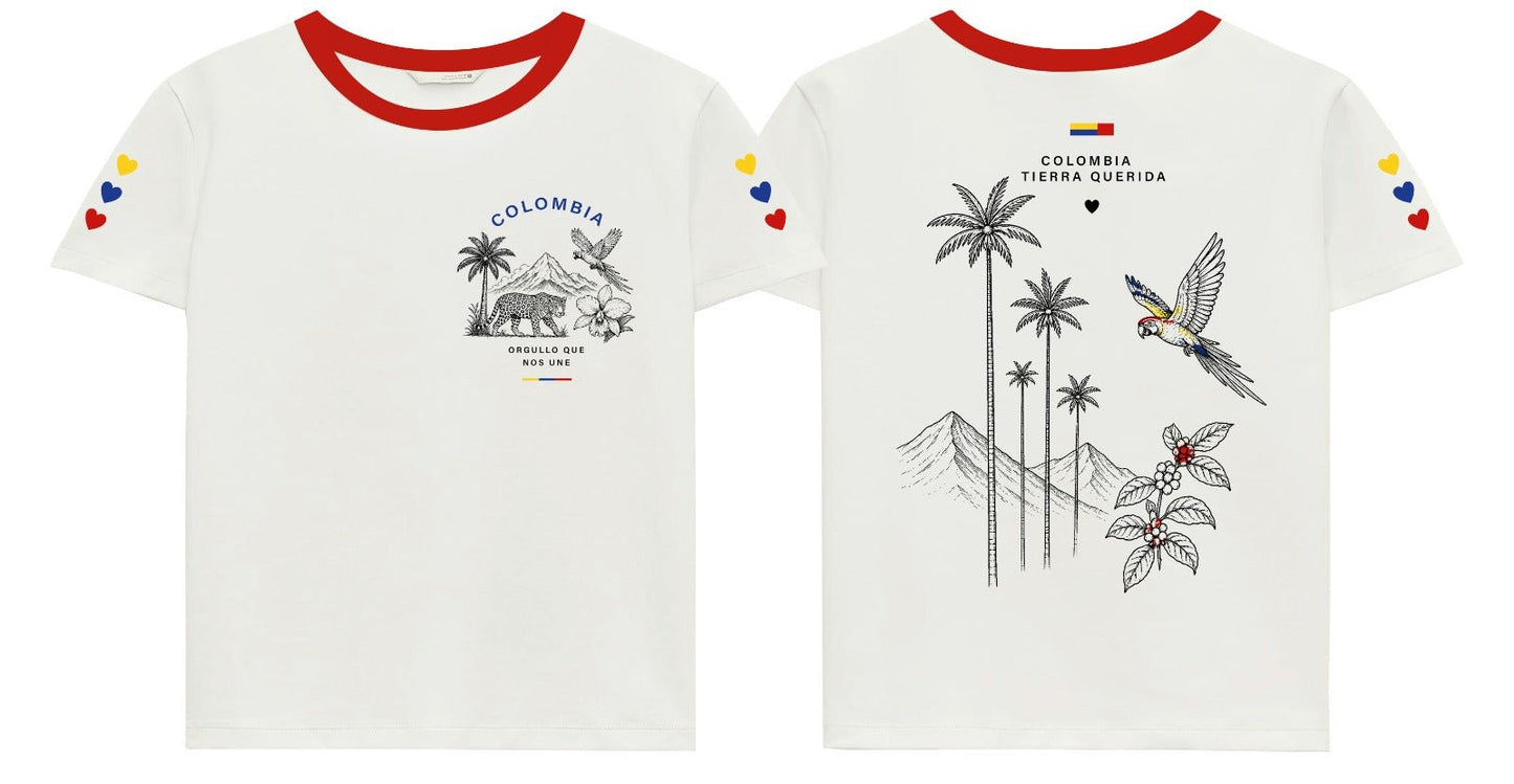CAMISETA COLOMBIA TIERRA QUERIDA