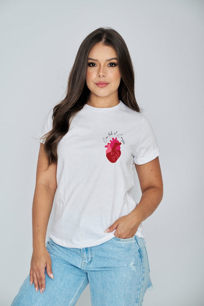CAMISETA CON TODO EL CORAZÓN