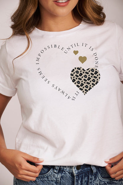 CAMISETA CORAZÓN PRINT