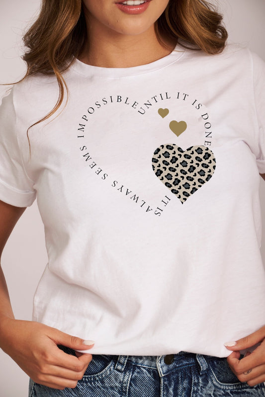 CAMISETA CORAZÓN PRINT