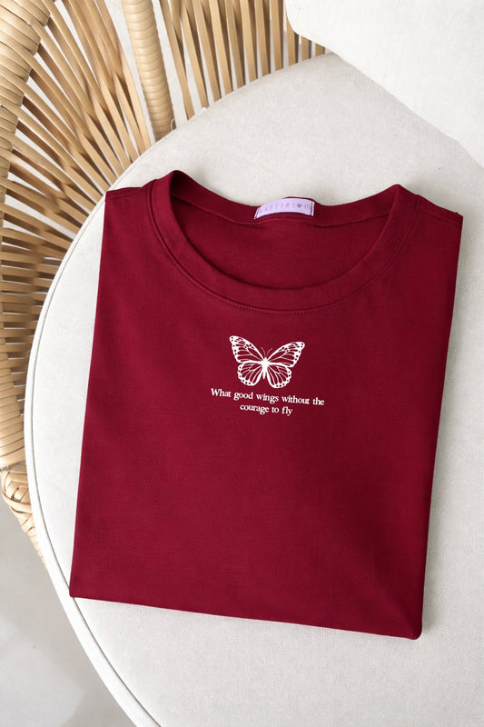 CAMISETA COURAGE TO FLY