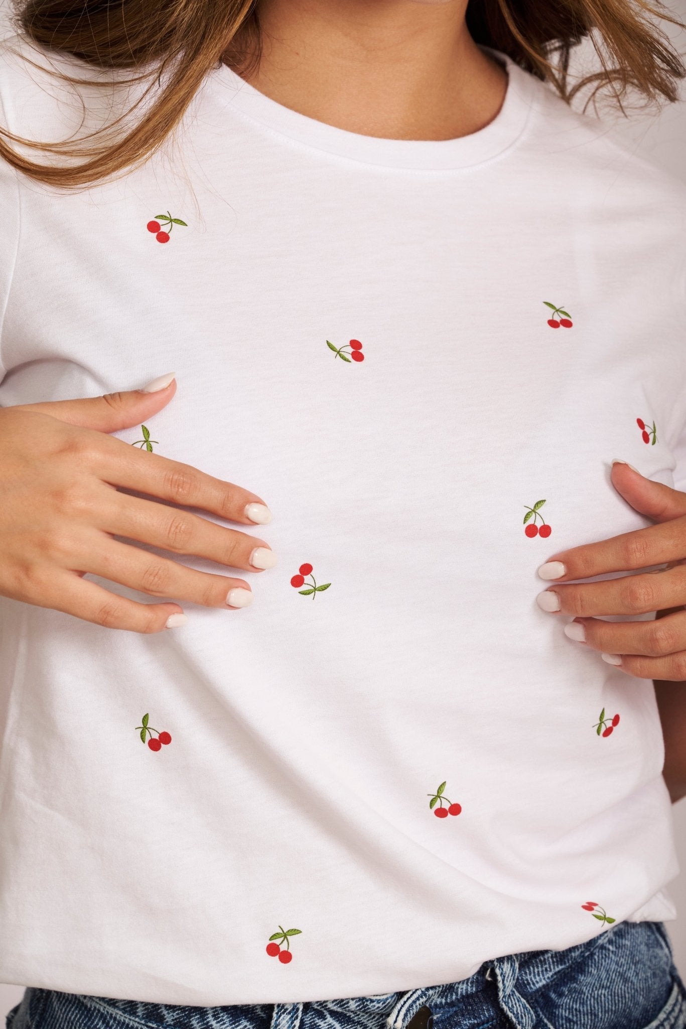 CAMISETA FONDEO CEREZAS