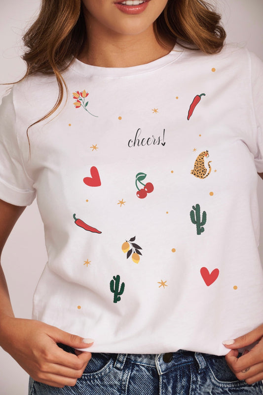 CAMISETA FONDEO CHEERS