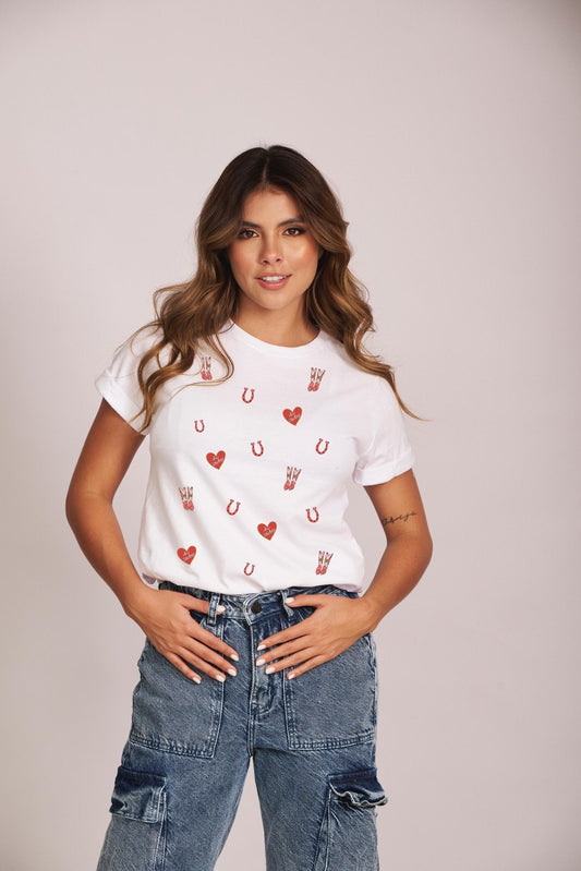 CAMISETA FONDEO LOVE COWGIRL