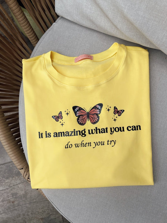 CAMISETA IS AMAZING