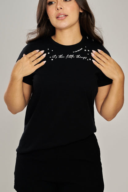 CAMISETA IT´S THE LITTLE THINGS