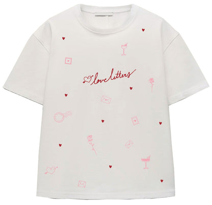 CAMISETA  LOVE LETTERS
