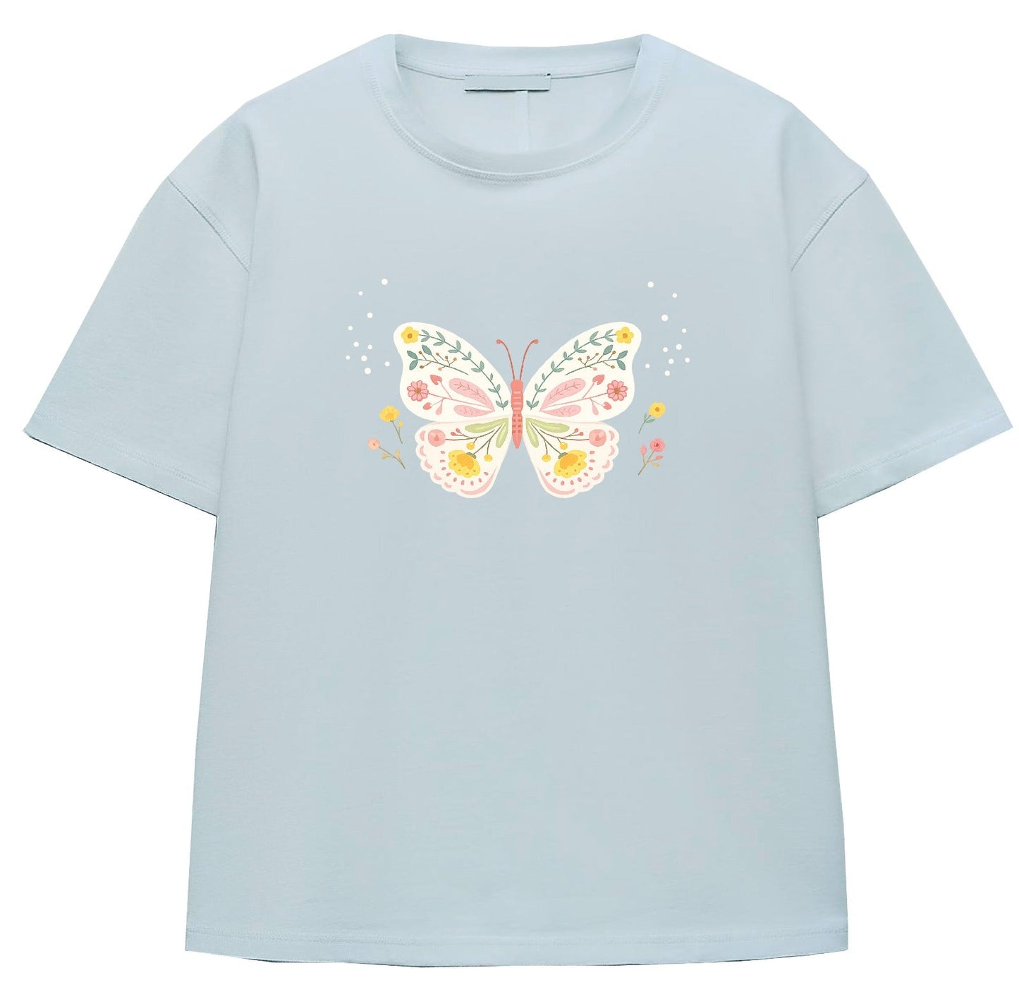 CAMISETA MARIPOSA PASTEL