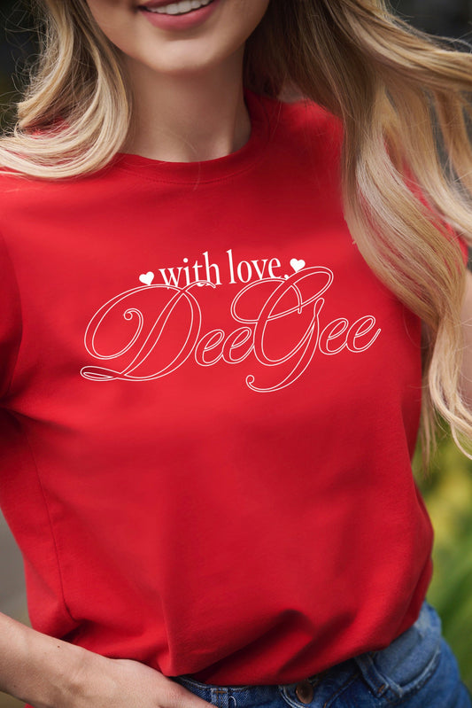CAMISETA WITH LOVE