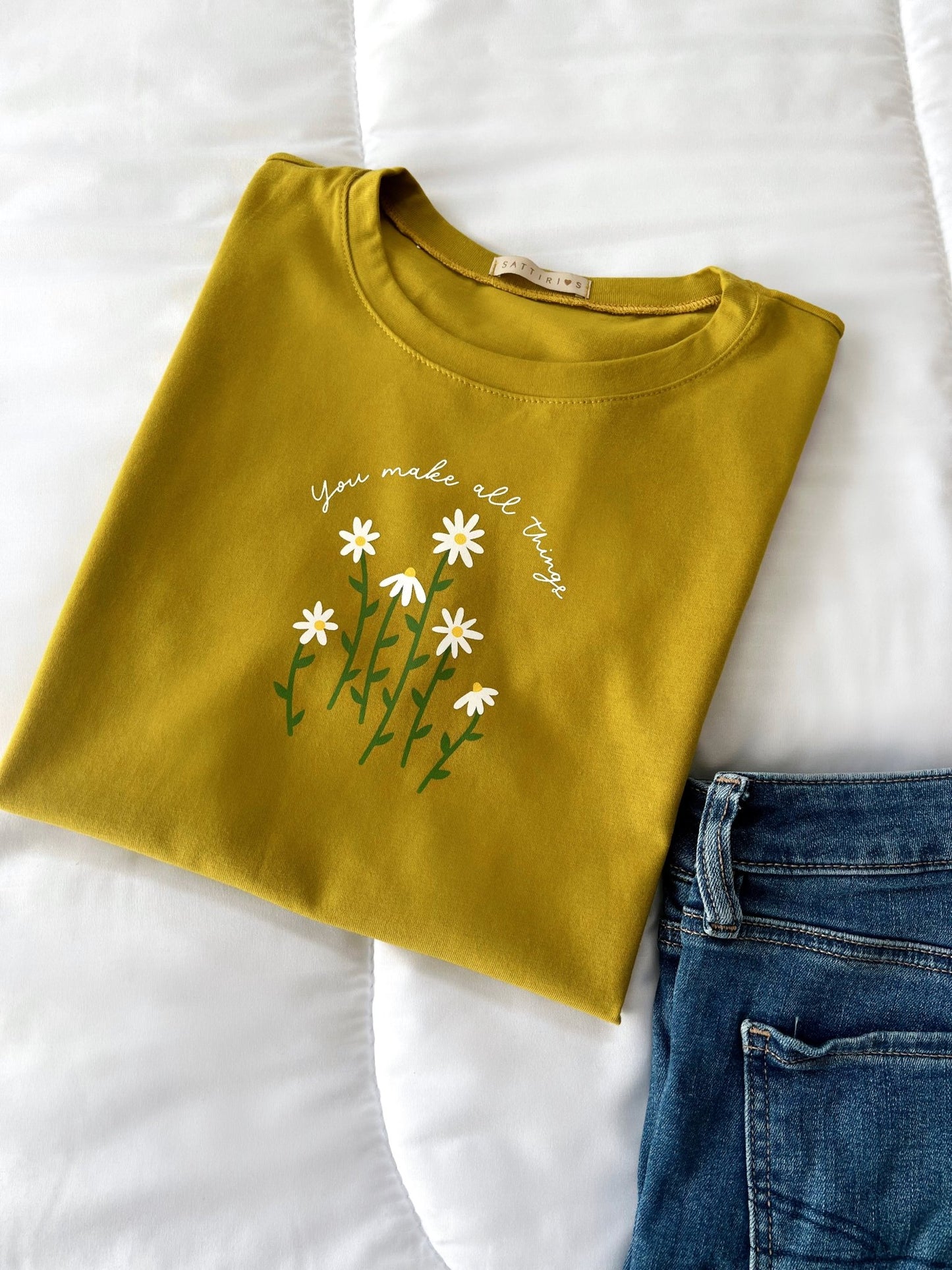 CAMISETA YOU MAKE ALL THINGS