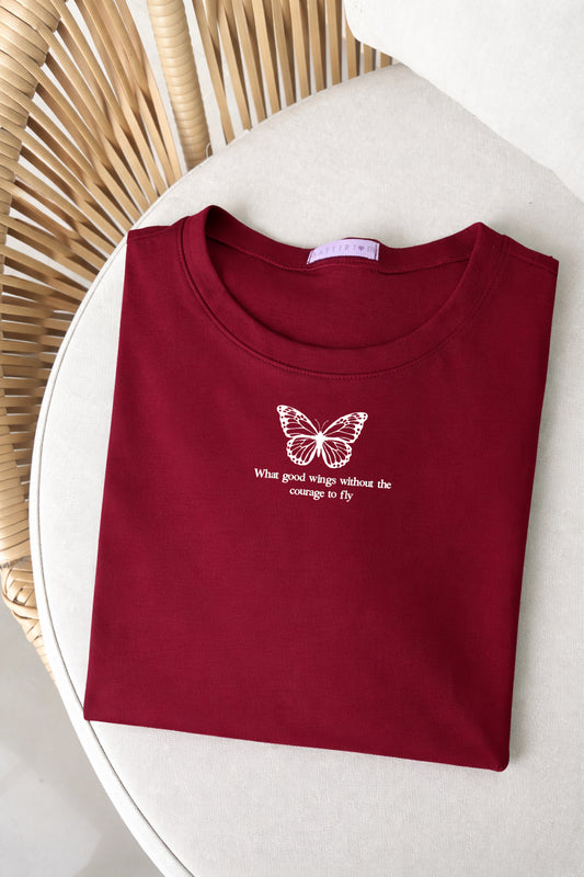 CAMISETA COURAGE TO FLY